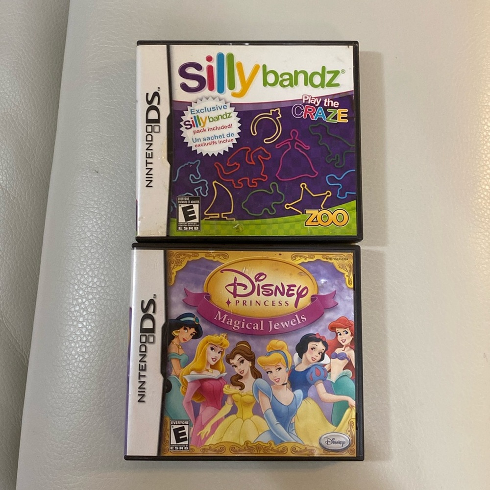 Nintendo DA Silly Bandz and Disney Princess Magical jewels